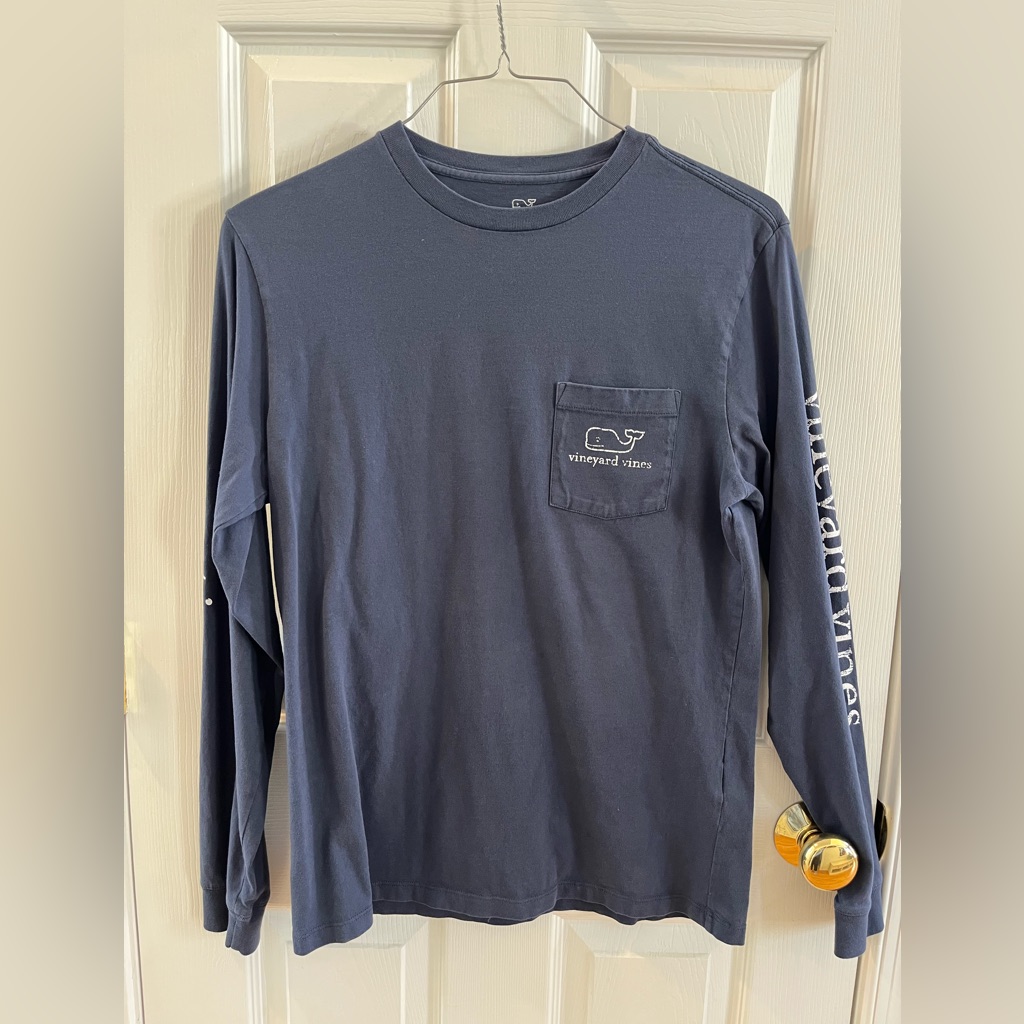 Vineyard Vines Long Sleeve Shirt  Vineyard Vines Tshirt  Navy Vineyard Vines